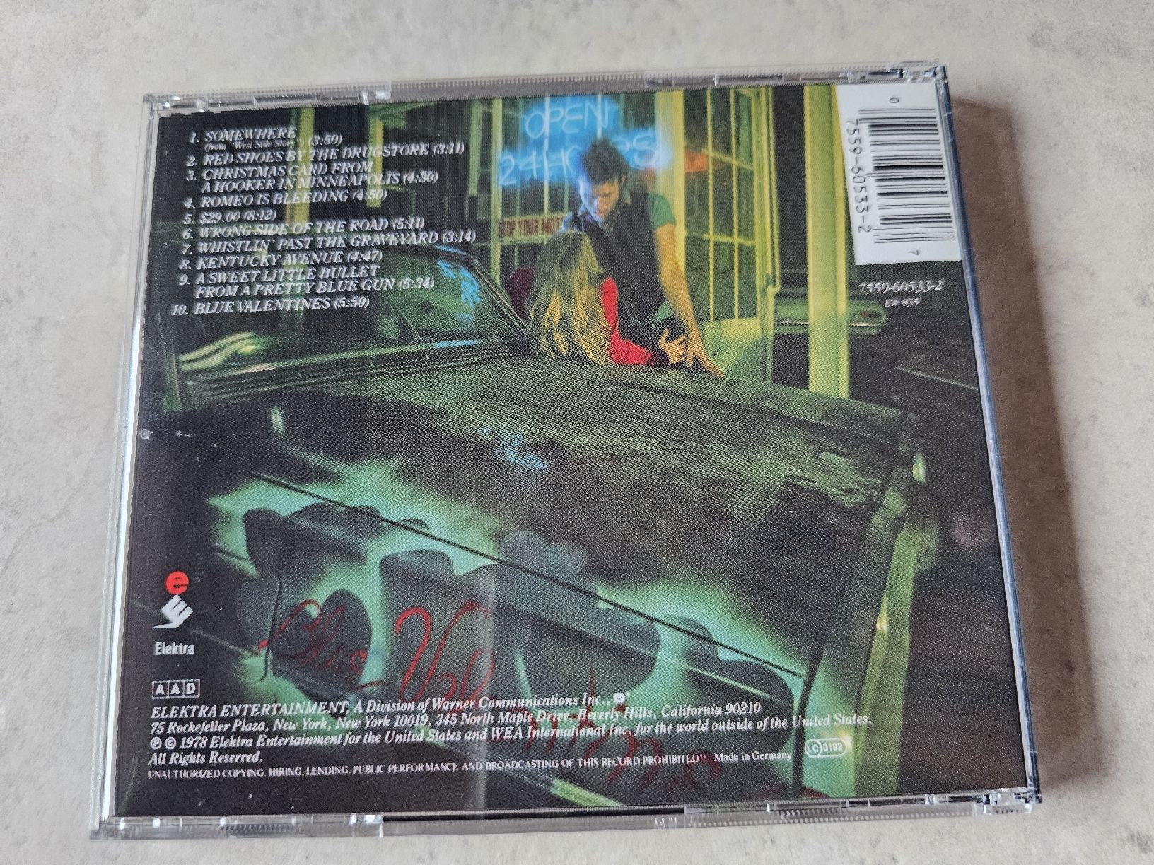 CD: Tom Waits  -  Blue Valentine – Usato da Schneisingen venduto da backstore24 1
