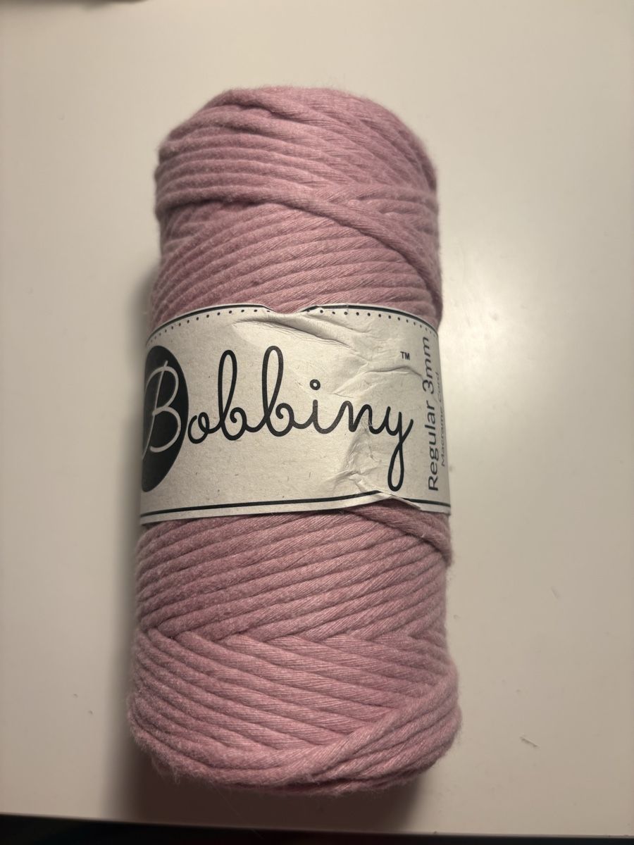 Kordeln & Faden: Bobbiny Makramee Garn • Dusty Pink • 3mm • neu – Neu und originalverpackt aus Flumenthal von algr4444