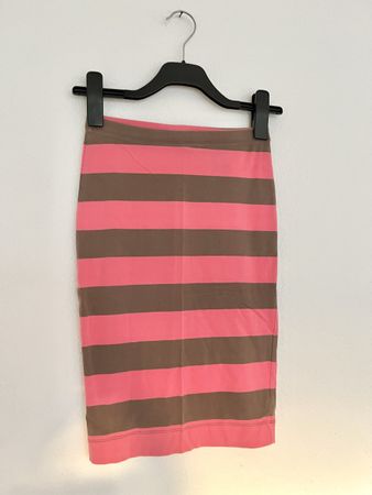H&M gestreifte Rock Gr. XS