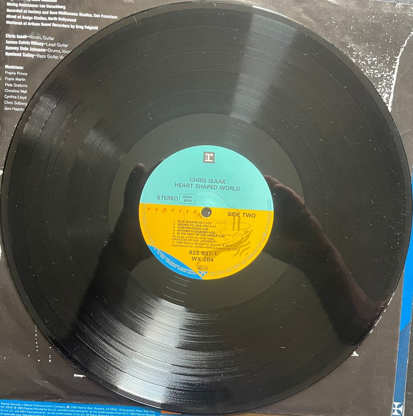 Dischi in vinile: Chris Isaak, Heart Shaped World, EU, Original!! – Usato da Kleinlützel venduto da Vinylspezi 6