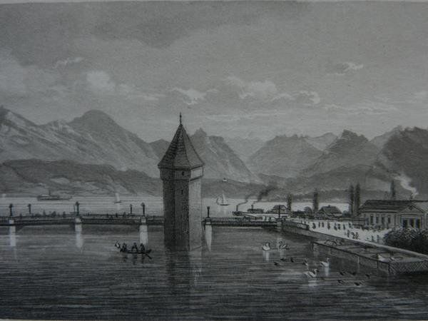 Stiche: Luzern Wasserturm des Balances – Gebraucht aus Risch von Rischli15 6