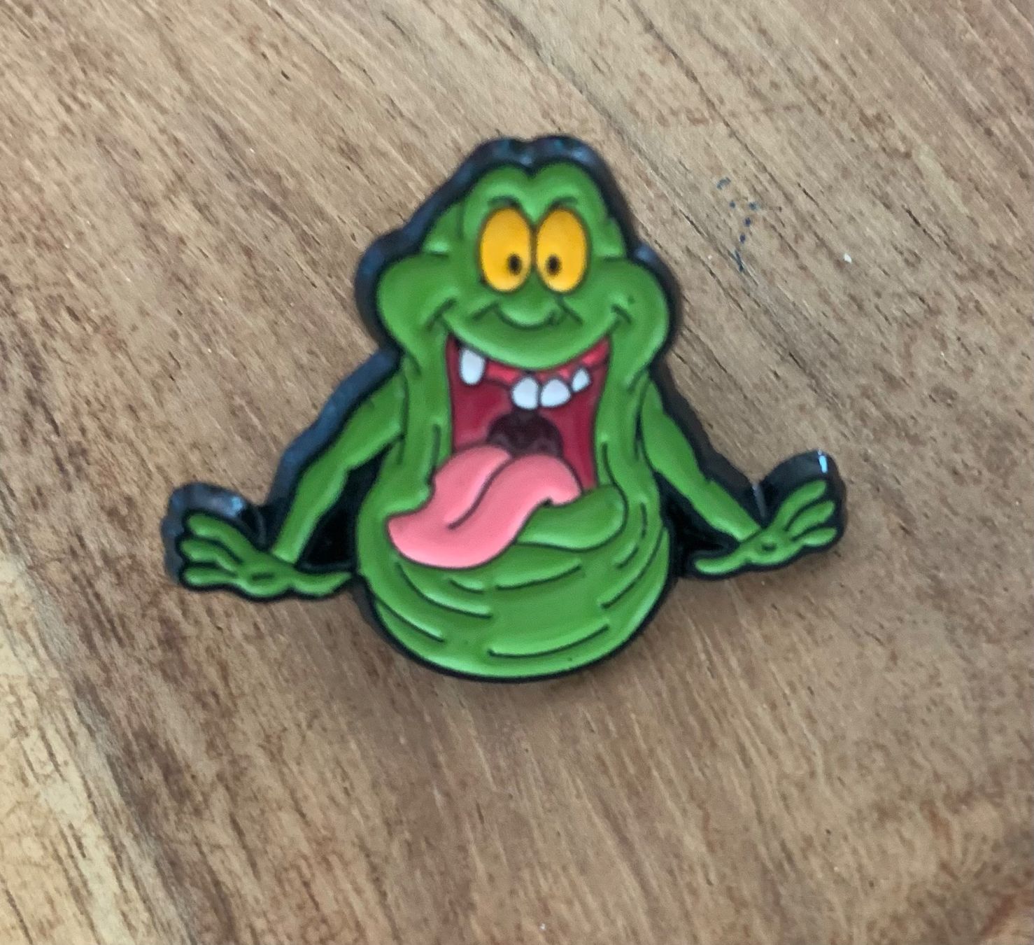 Placchette & Badge: Pin  Ghostbusters Slimer – Nuovo e nell'imballaggio originale da Geneve venduto da vane267