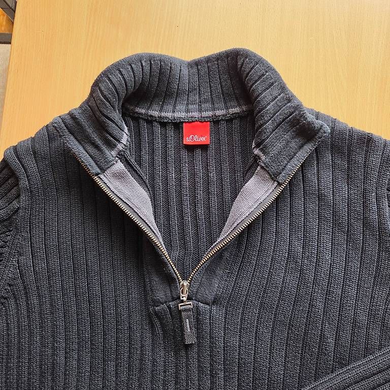 Maglioni & Felpe: Pull noir coton XL s.Olivier – Usato da Bassecourt venduto da l.carnal 1