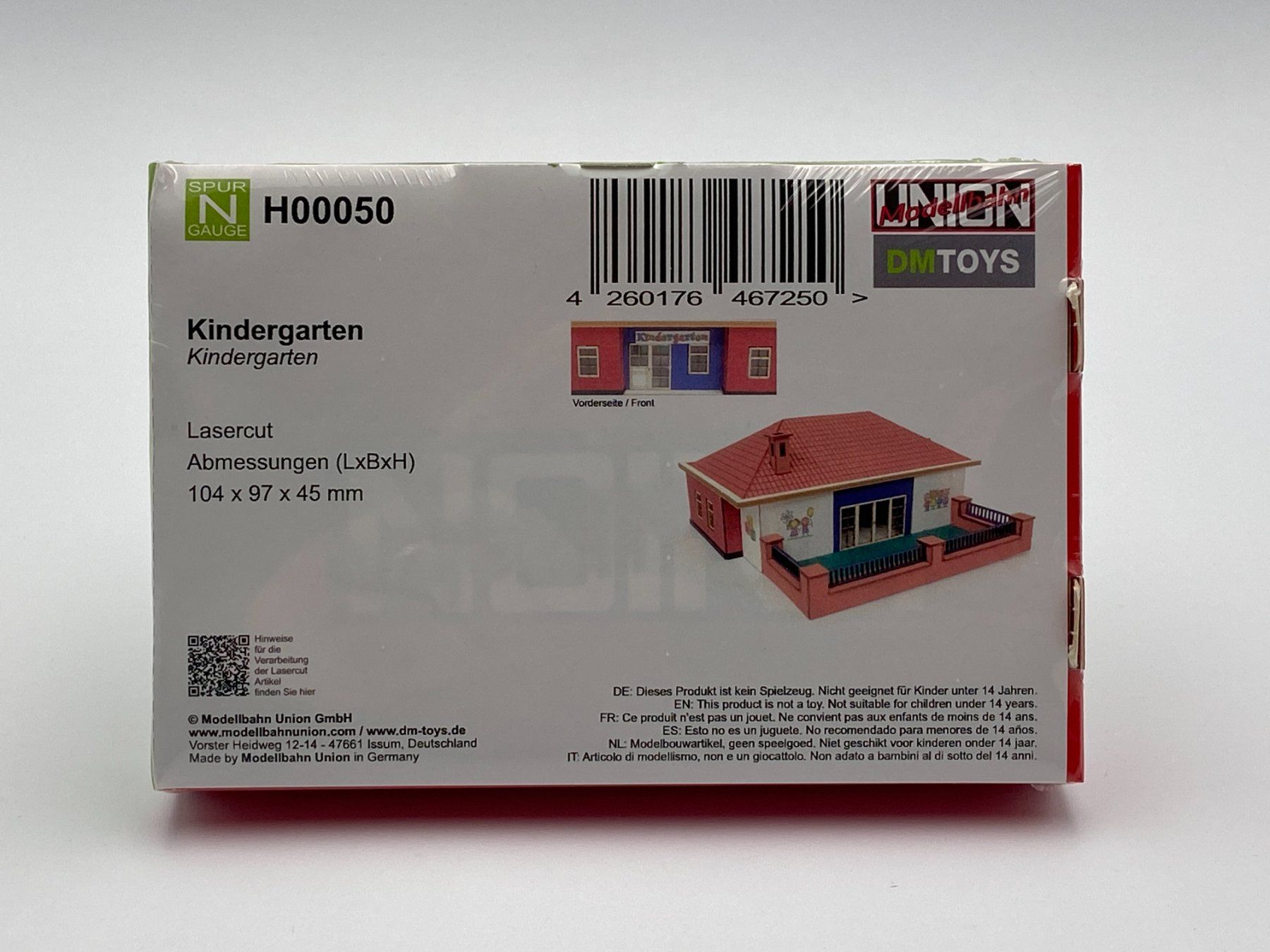 Modellini di ferrovie: Modellbahn Union N-H00050 Kindergarten – Nuovo e nell'imballaggio originale da Neukirch a.d. Thur venduto da Modellbau-Artikel 1