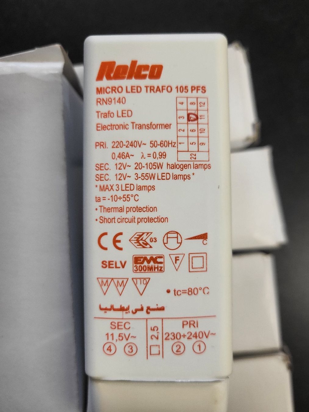 Componenti elettronici: 6er Set Trafos 12V – Nuovo (secondo la descrizione) da Alpnach Dorf venduto da str_jdw2