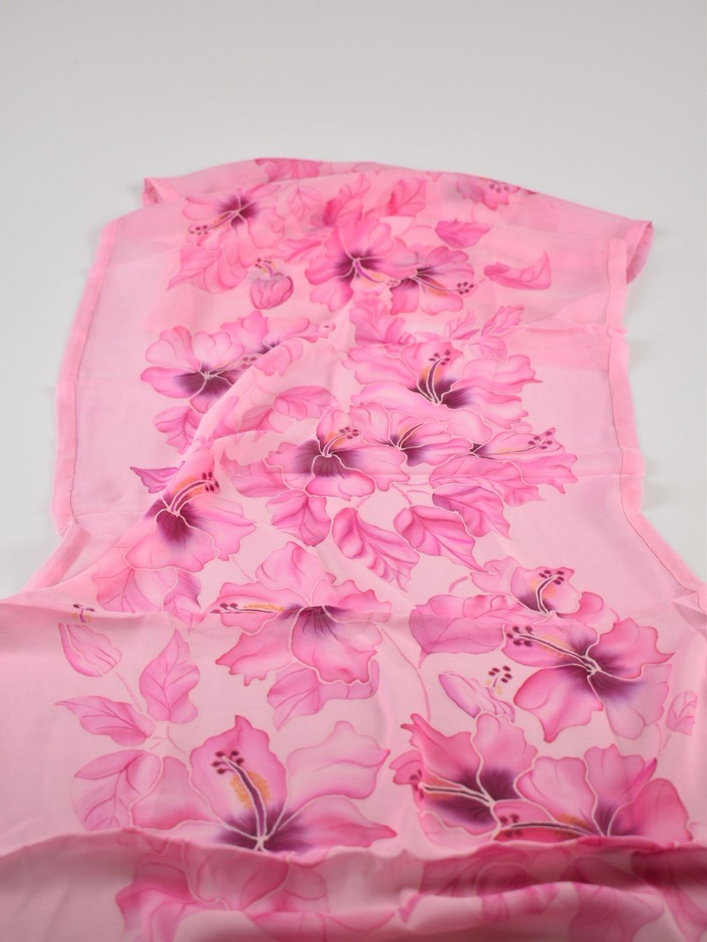 Foulards, Tücher & Schals: Seidentuch, handbemalt, Unikat, 51 x 146cm – Gebraucht aus Nürensdorf von 2ND_STORY 3