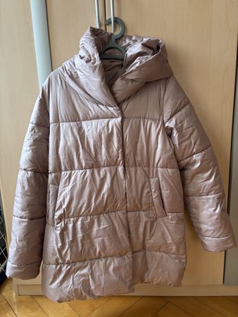 Pink winter puffer