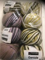 8 X  WOLLE SCHACHENMAYR GENIAL -LOT-126-G