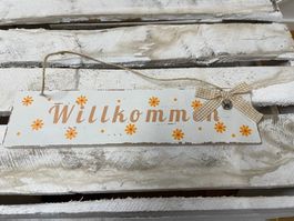 Deko-Türschild aus Holz, 30x7.5cm