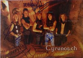 Iron Maiden - Musikgruppe - Autogramm