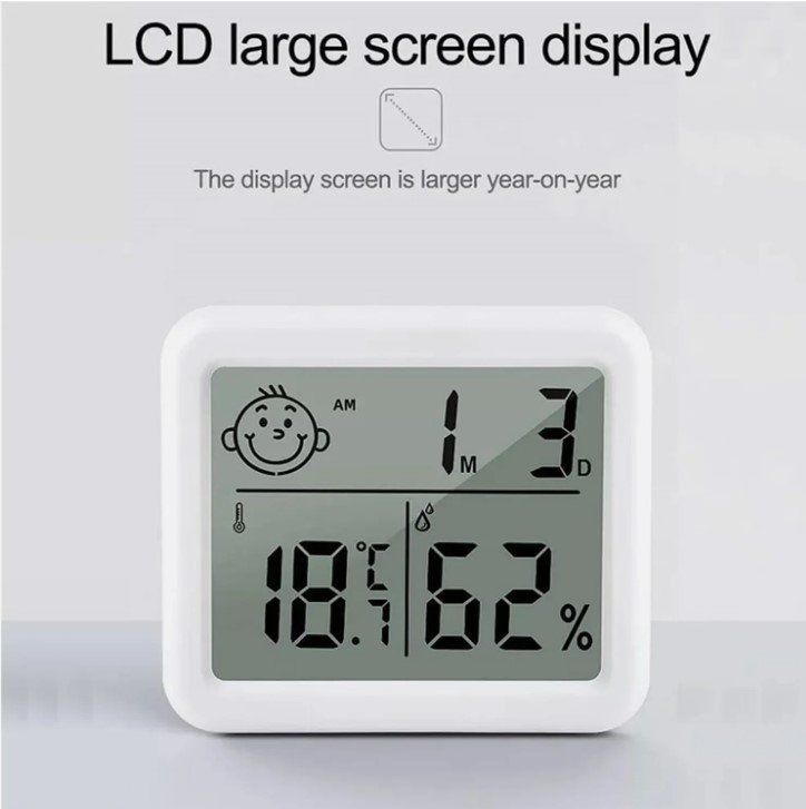 Misurare: Feuchtigkeit Digital Uhr Thermometer Hygrometer messgerät – Nuovo (secondo la descrizione) da Kirchdorf AG venduto da csnmclub 1