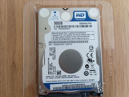 2.5" SATA Harddisk Festplatte WD Western Digital 500GB