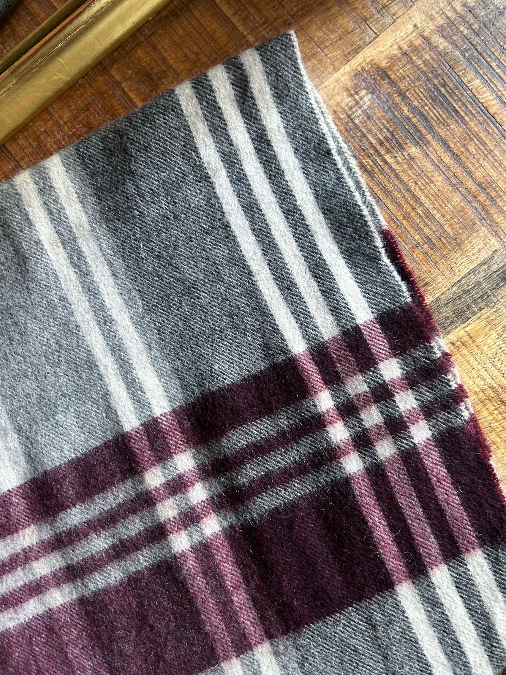 Foulard & Sciarpe: Black Brown 100% Cashmere Schal – Usato da Illnau venduto da Monkky 2