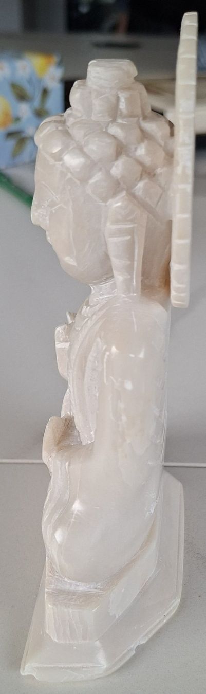 Sculptures & Statues: Stein Buddha weiss – D'occasion à Ziefen par MullerD 3