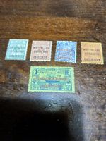 Lot de 6 timbres Nouvelles-Hébrides 15/9