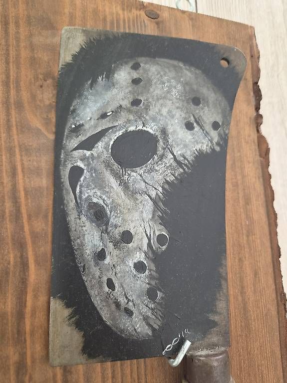 Alle Dekorationen: Friday the 13th Holzdeko mit Hackbeil  Handmade – Neu und originalverpackt aus Mels von freiwild3115 4