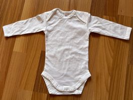Baby Body Gr. 62/68, Langarm, weiss, Top Zustand!