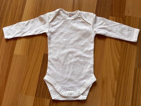 Baby Body Gr. 62/68, Langarm, weiss, Top Zustand!