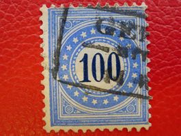 Portomarke: Nr. 9I toller Kasten-Stempel von GENEVE