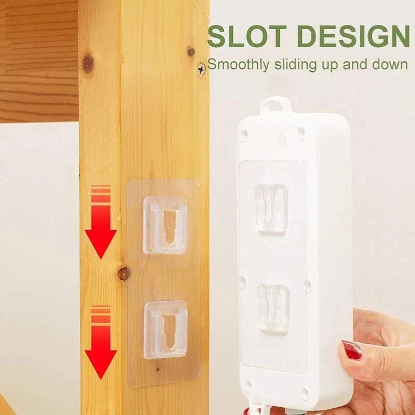 Ferramenta: Haken transparent doppelseitige Klebewand 2 Stück – Nuovo e nell'imballaggio originale da Nürensdorf venduto da Ez-Shop 5