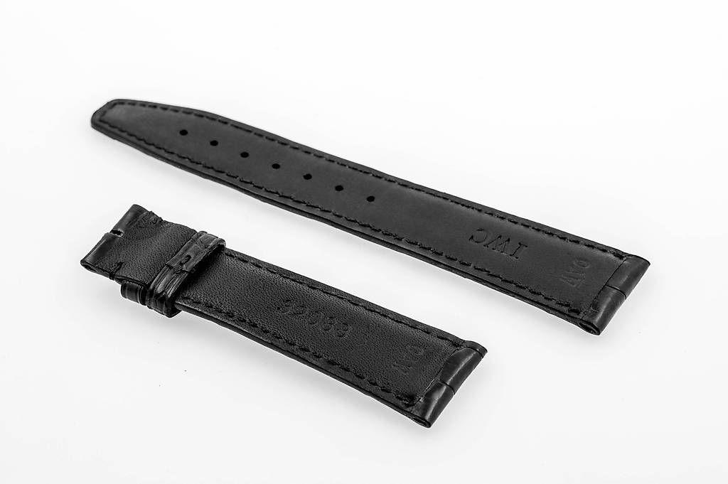 IWC Armbänder & -reifen: IWC black leather strap 21mm NEW – Neu (gemäss Beschreibung) aus Epalinges von bracelet123 1