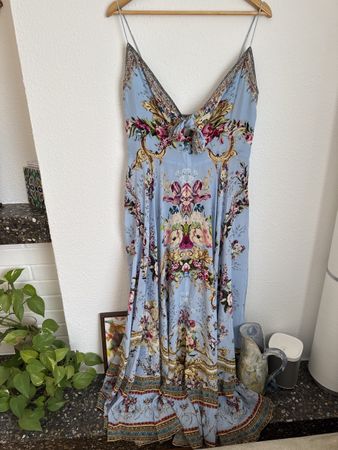 NEW Camilla Floral Silk Gown M