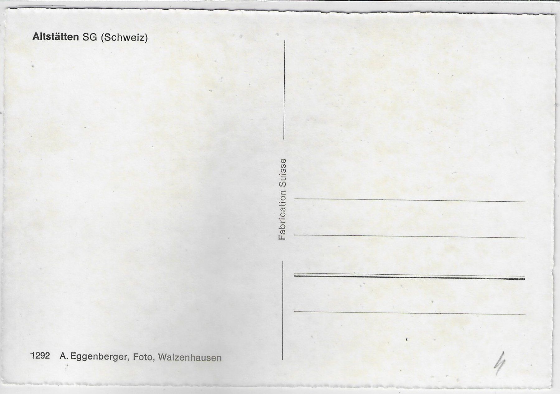 Cartoline postali: Altstätten SG - Generalansicht – Usato da Ettingen venduto da Kartenplanet 1