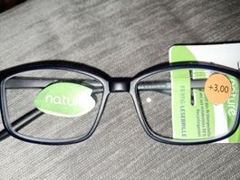 Neue, ungetragene Fertig-Lesebrille von DM, +3.0 Dioptrien