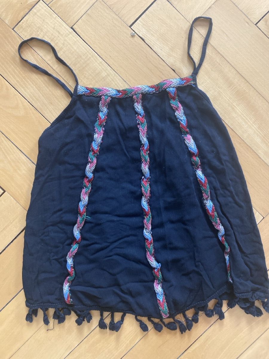 Camicette, T-shirt & Top: Top été noir boho taille XS – Usato da Küssnacht am Rigi venduto da CALIFRASQUI