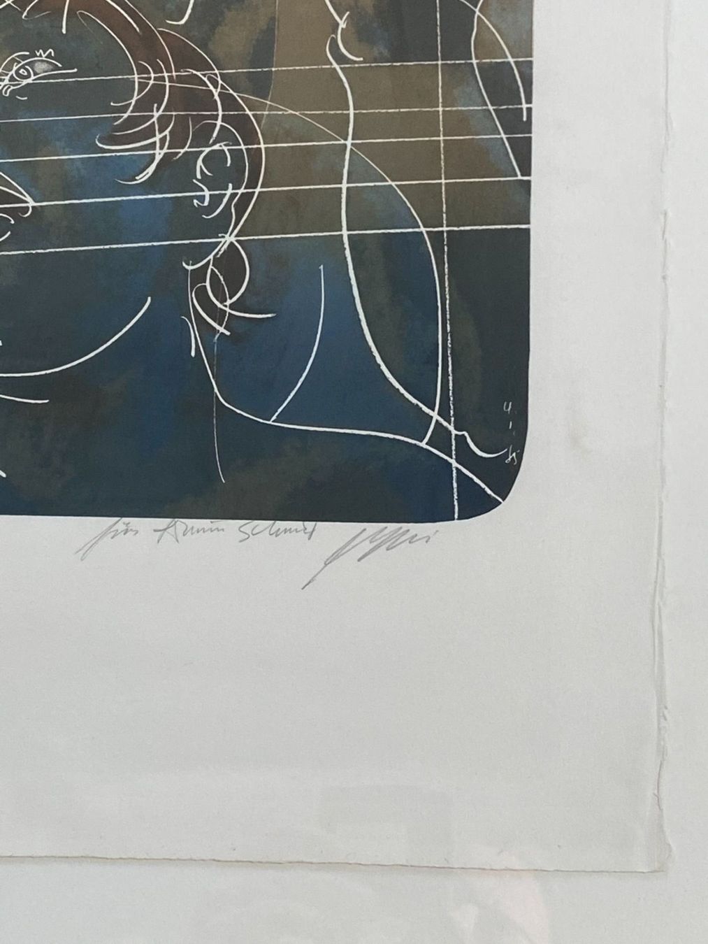 Grafica & Litografie: Hans Erni Original signiert Lithografie – Usato da Vaduz venduto da Unikate-Markt 4