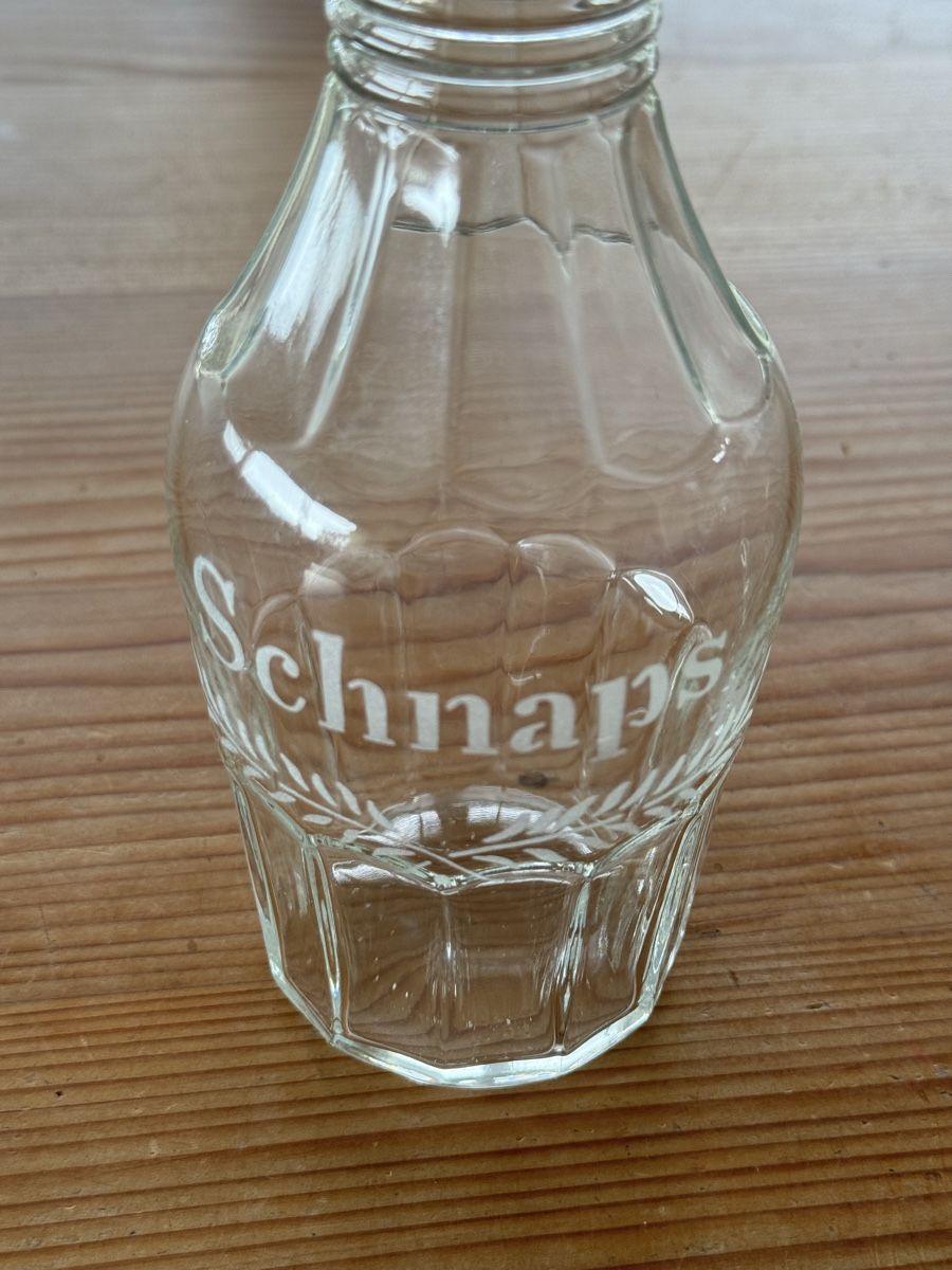 Caraffe: Schnapskaraffe Glaskaraffe Kristallkaraffe Glas Dekanter Sch – Usato da Lanzenhäusern venduto da Galaa 1