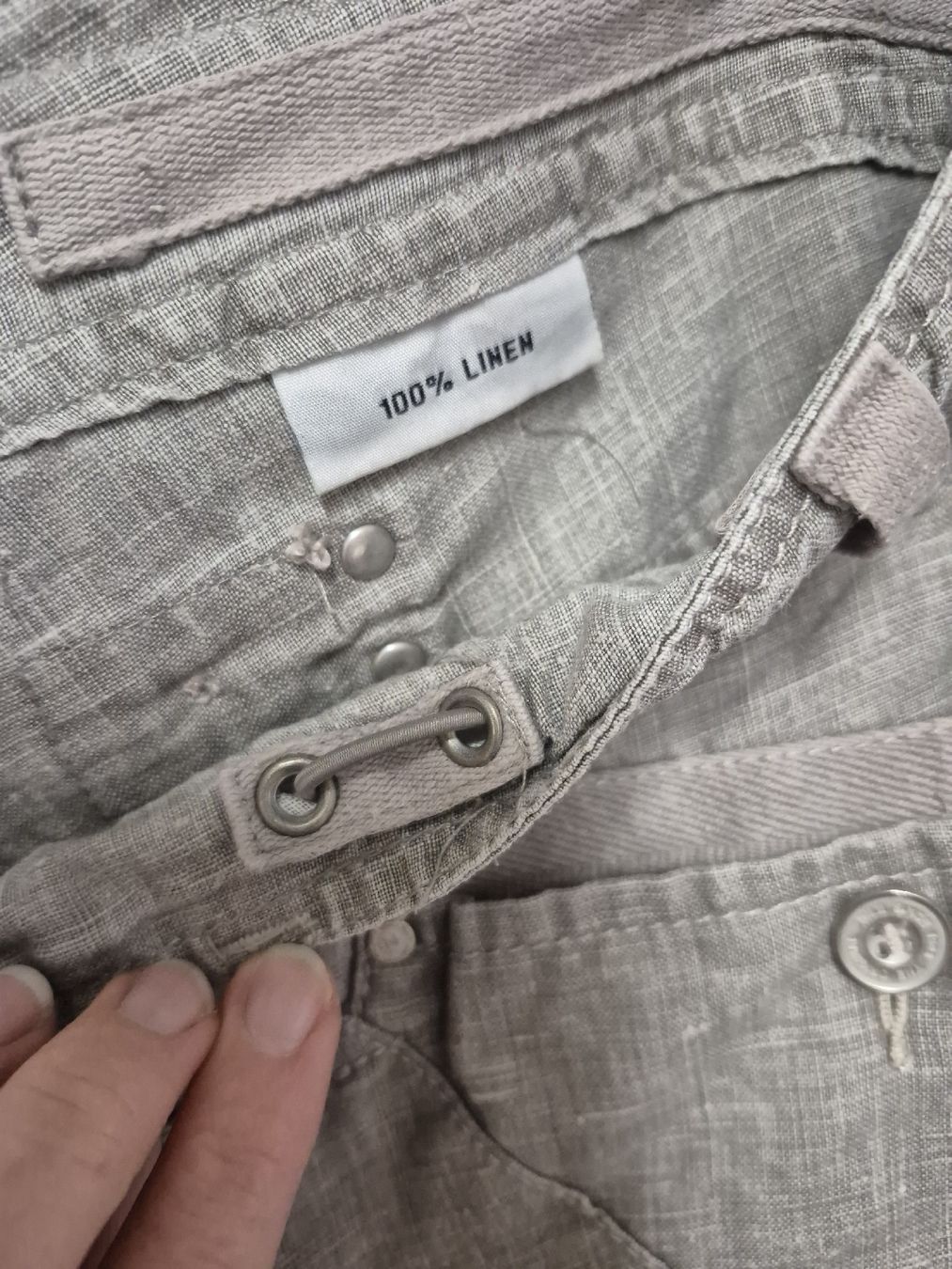 Nile Pantaloni: NILE Capri Hose Gr.S 100% Leinen – Usato da Merligen venduto da muss_haben 6