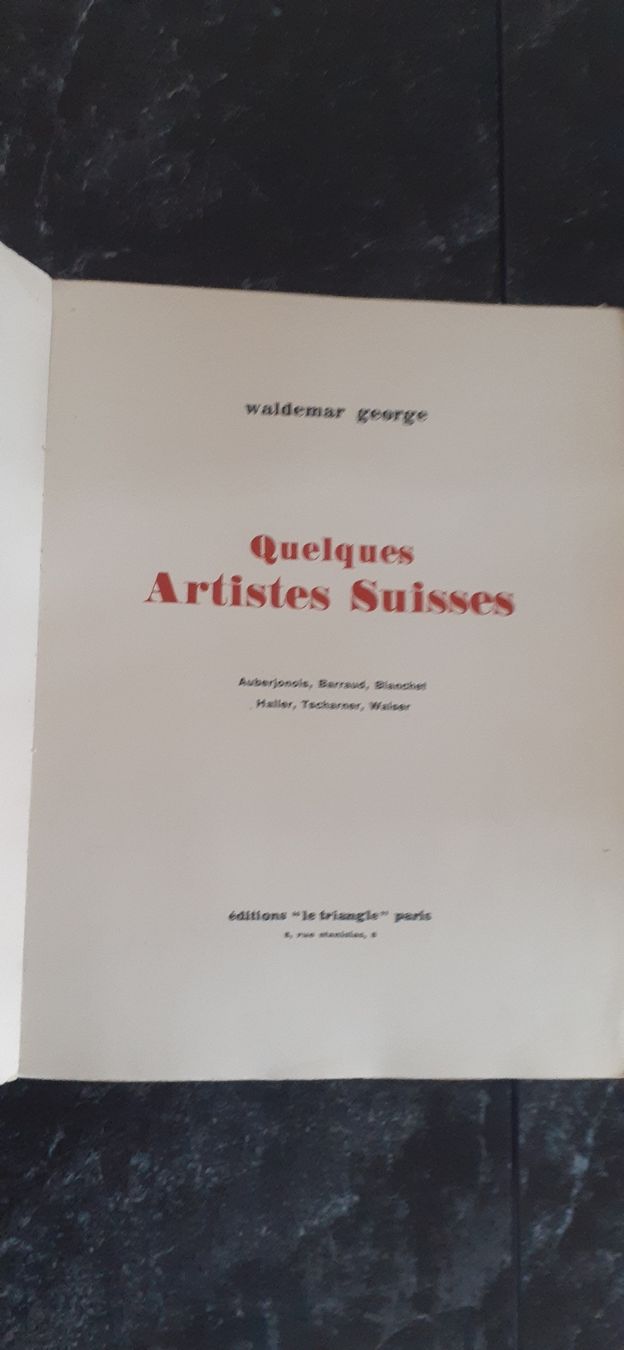Bücher: Peintres Suisses , Barraud. Blanchet . – Gebraucht aus Le Locle von CHEGUA 1