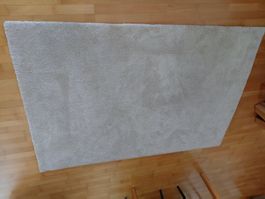 Schnäppli: STOENSE, Teppich Kurzflor, elfenbeinweiß, 133x195