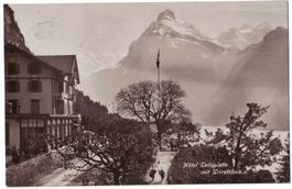Sisikon Hotel Tellsplatte Feldpost 1915 MUNITIONSNACHSCHUBDE