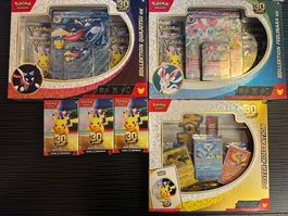 Pokémon 30th BoosterBundle x3, Poster & EX Kollektion Set DE