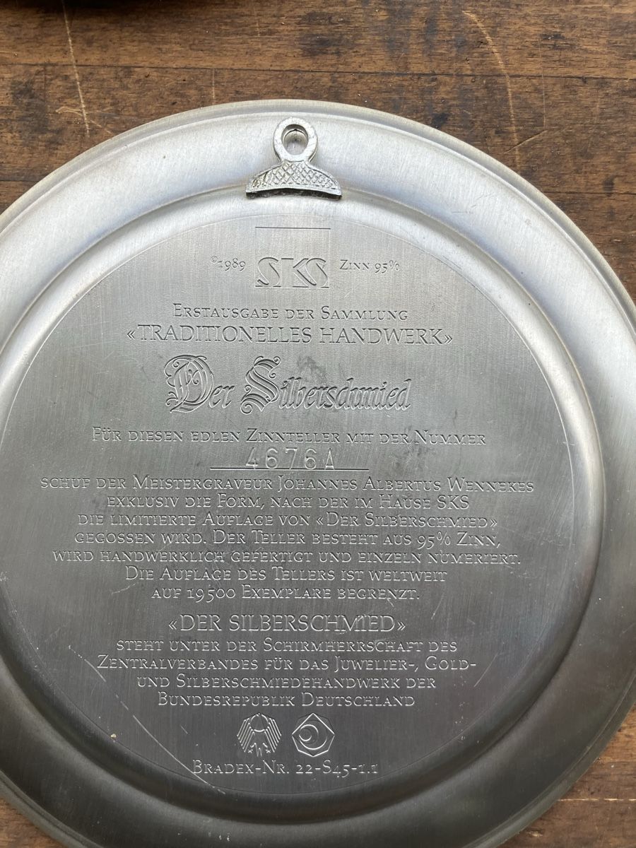 Piatti: Zinnteller – Usato da Uerkheim venduto da Dealer-4813 7
