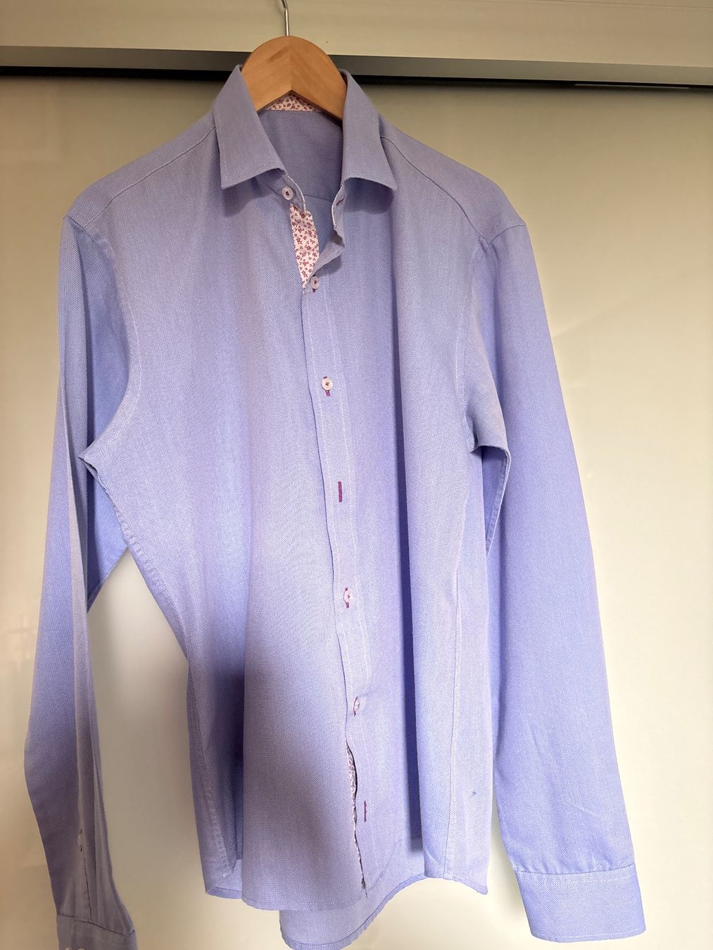Camicie: Herren Hemd, Gr. M, hellblau, – Usato da Guntershausen venduto da Herbie8357