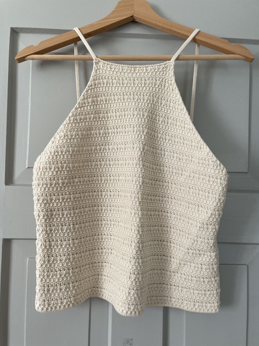 Mango Top: Mango top crochet beige – Usato da Zürich venduto da M500ZH