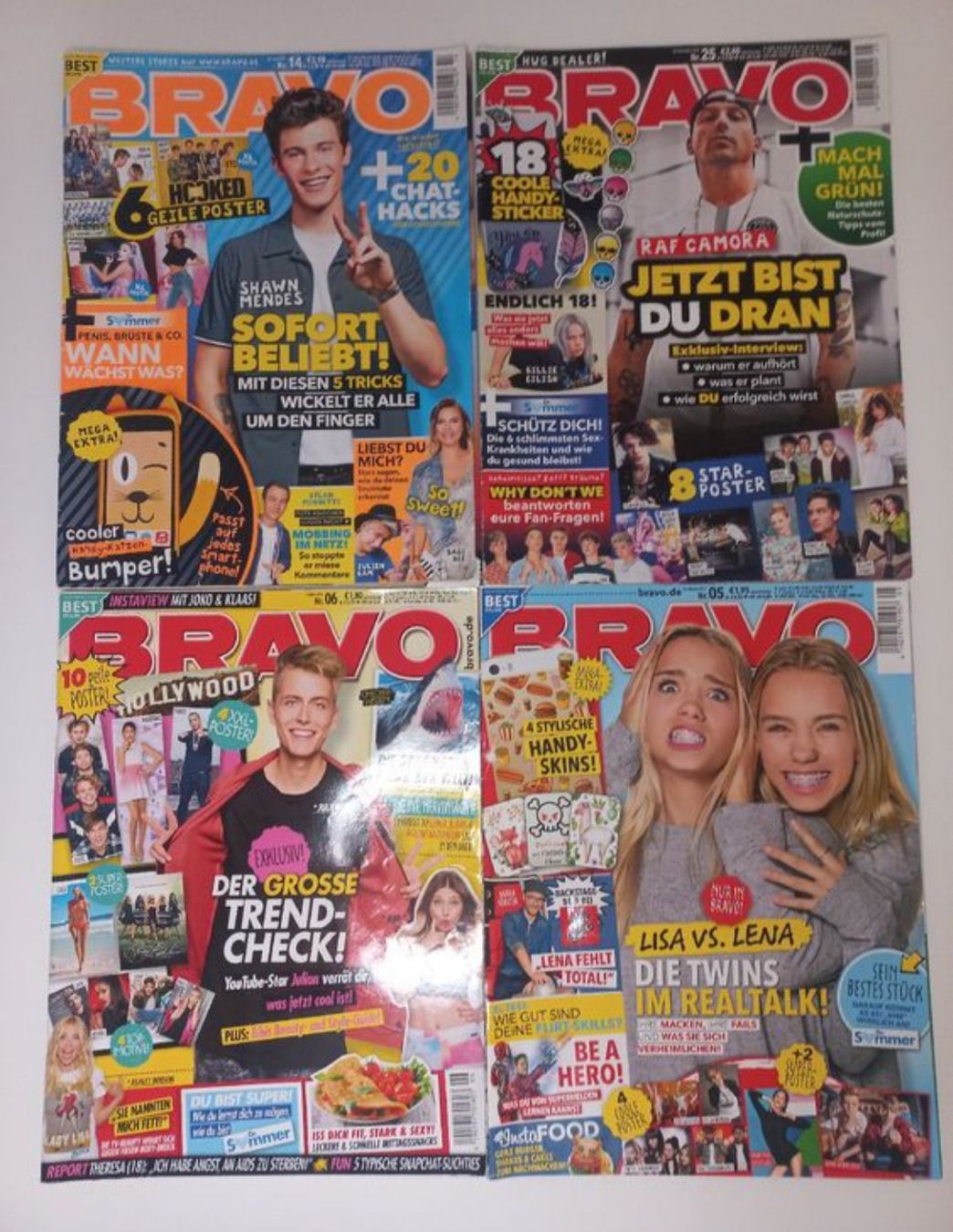 Riviste & Magazine: Bravo Zeitschrift/Zeitung 2015-2019 - 19 Stück oder einzeln – Usato da Wangen b. Olten venduto da SecondStory4u 1