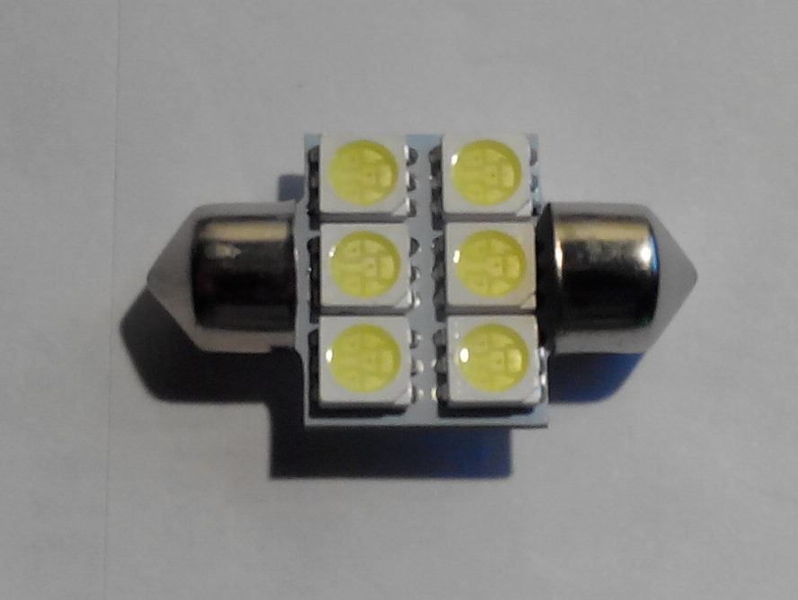 LED 31MM 6SMD 5050 Soffitte Weiß-LED