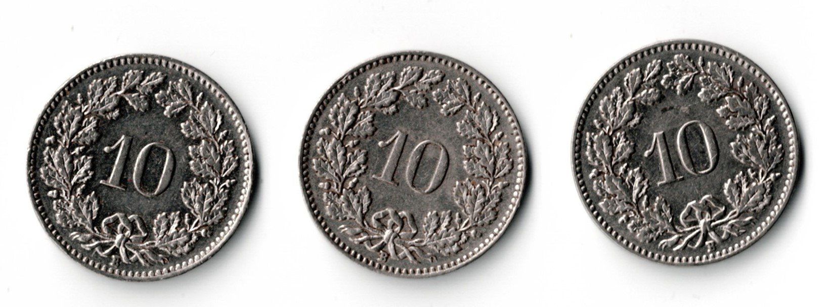Toutes les monnaies: 1932_1933_1939_10 Rappen – D'occasion à Hombrechtikon par Fraese01 2