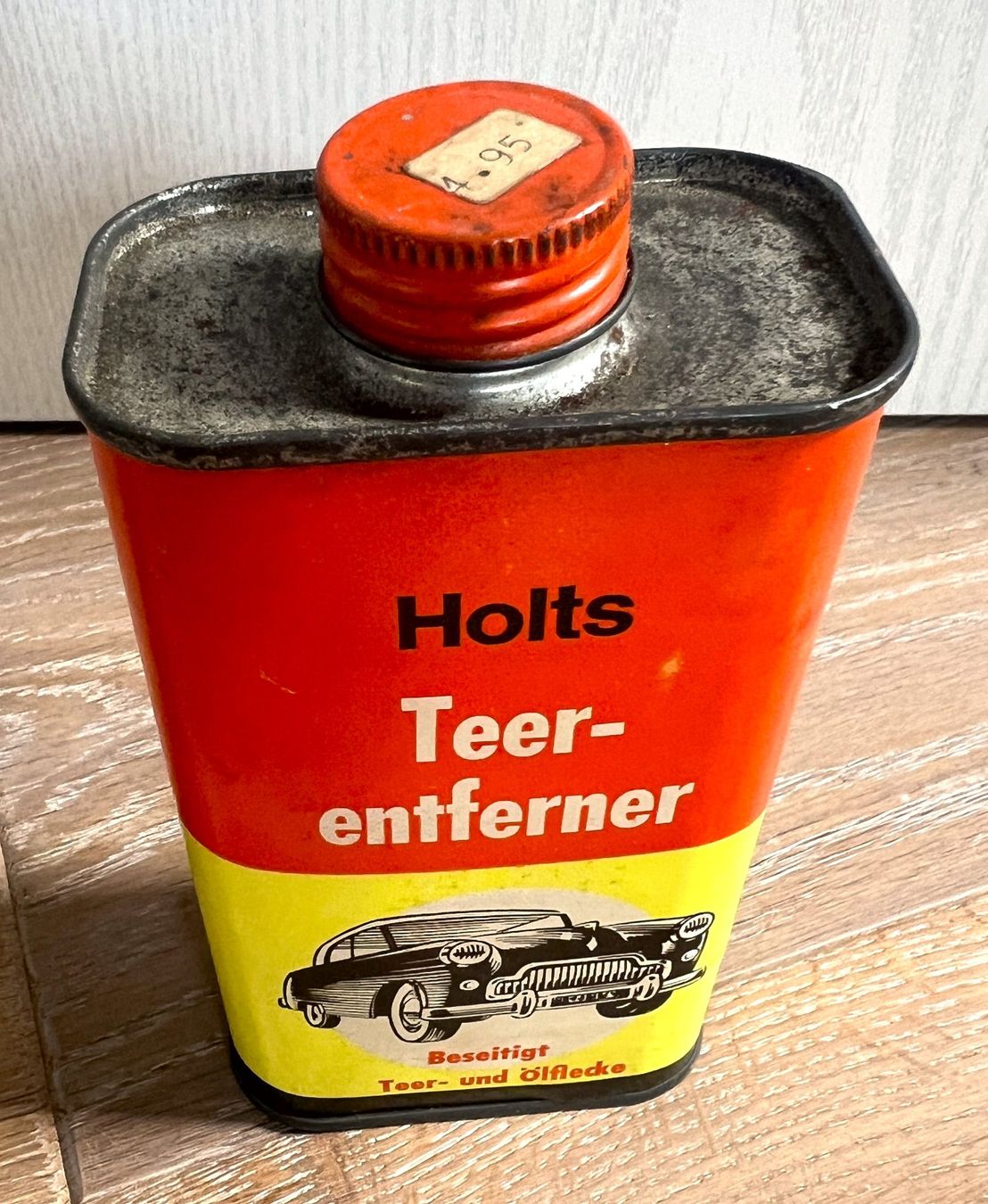 Dosen: alte Blechflasche Blechdose "Holts Teerentferner" Oldtimer – Gebraucht aus Rothrist von Brandystar 6