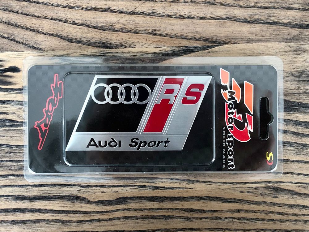 Audi RS Sport Emblem Logo Zeichen