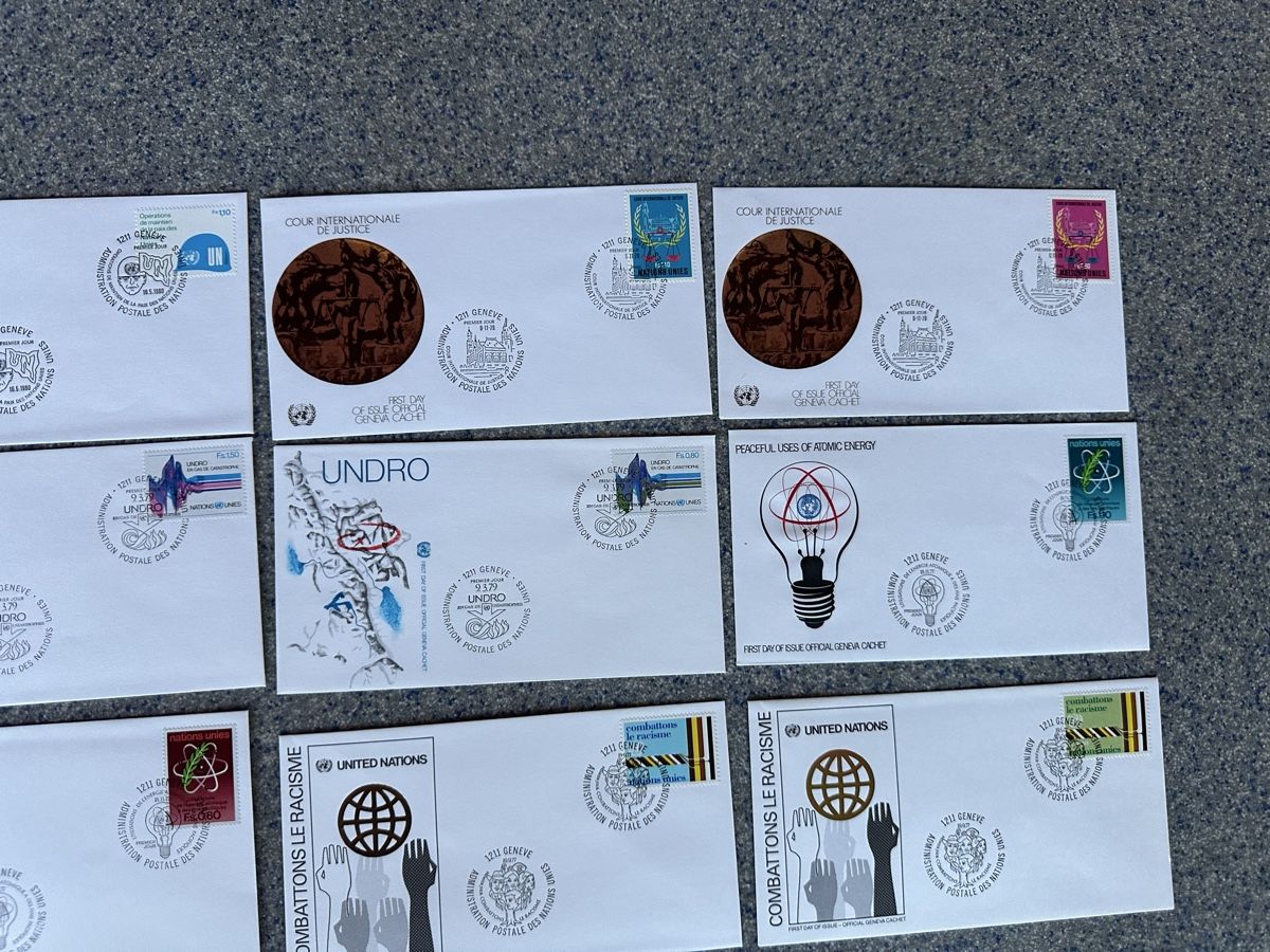 Tutti i francobolli: Nations Unies - schöne FDC Sammlung 36Stück – Usato da Schmitten / FR venduto da Samsara169 3
