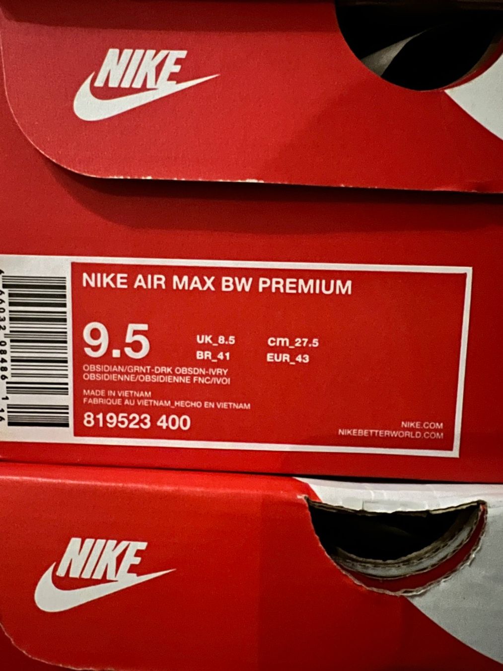 Nike Scarpe da uomo: Nike Air Max BW 'Denim Dark Obsidian Gum' – Usato da Le Sentier venduto da Jypouille 4