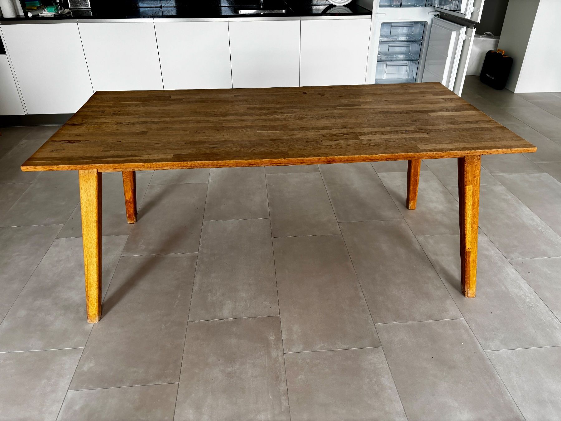 Tables: Eiche Vollholz Esstisch 180x90 Robust & Elegant – D'occasion à Wolfhausen par Harrier12 1