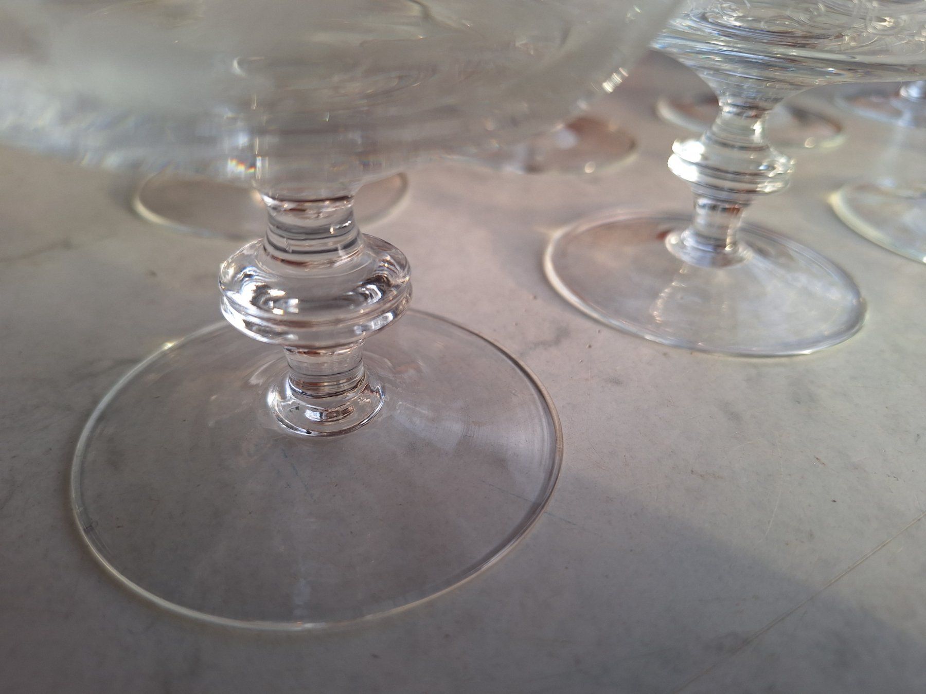 Gläser: 8 STK VINTAGE RETRO WEINGLÄSER – Gebraucht aus Huttwil von Kunterbuntli 2