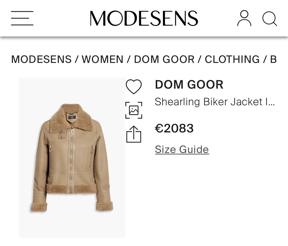 Jacken: DOM GOOR Shearling biker jacket 8 – Gebraucht aus Kilchberg ZH von roz_qcj7 1