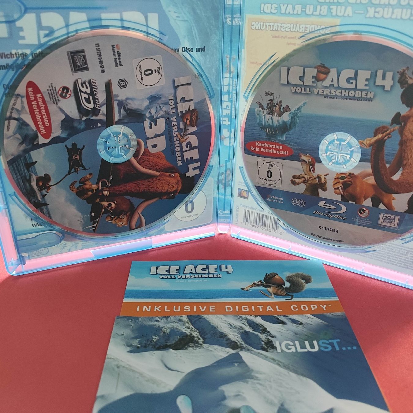 Tutti i DVDs: Ice Age 4 - Voll verschoben 3D – Usato da Dübendorf venduto da kb86_MOVIE 2